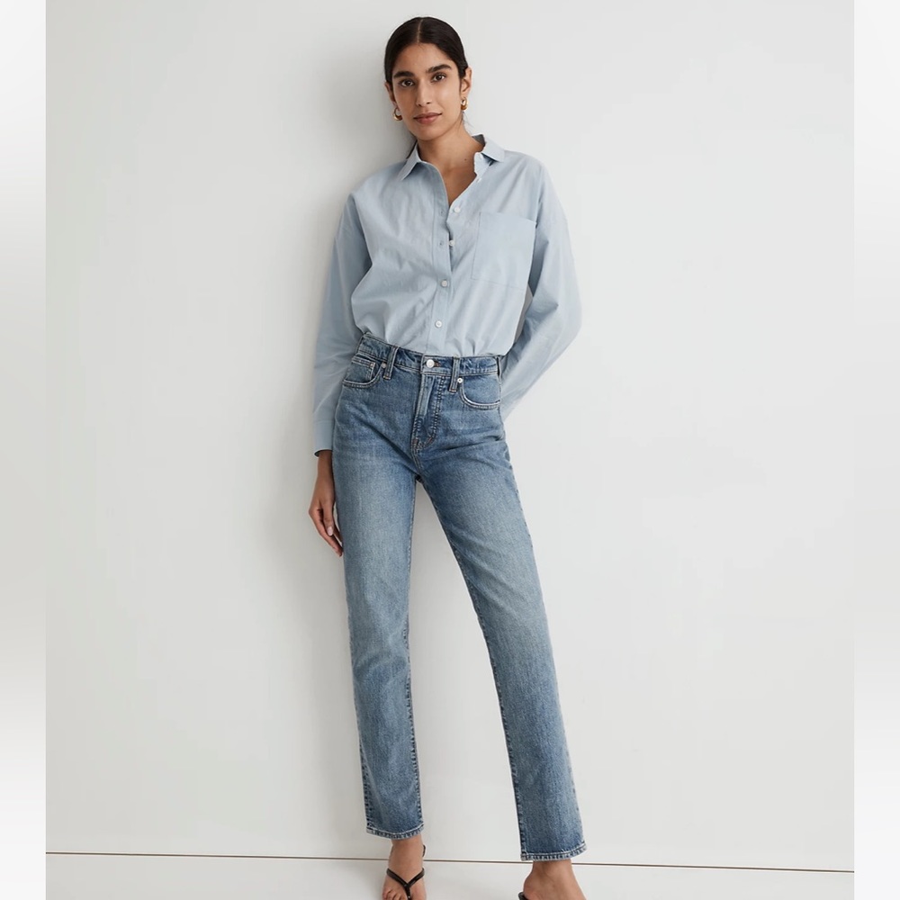 Madewell The Tall Perfect Vintage Jean in Heathcote Wash sz 27T NG763